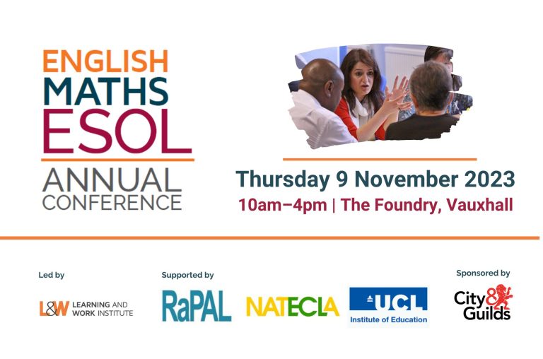 English, Maths and ESOL Conference 2023